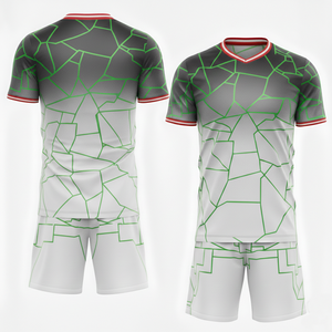 Conjunto de Uniforme de Fútbol Sublimado con Logotipo Personalizado, Uniformes de Entrenamiento de Secado Rápido, Equipación de Club, Estilo Retro, Corte 100% Automatizado - Product Image 4