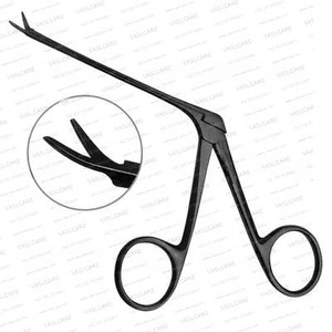 Tijeras para Oídos BELLUCCI MICRO, Recubiertas de Teflón Negro, Rectas, 7.5 cm, Acero Inoxidable, Certificación CE por Vaslcare - Product Image 4