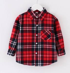 Camisa a Cuadros de Manga Larga para Niños, 100% Algodón, Informal, Transpirable, Ecológica, para Primavera y Otoño - Product Image 5