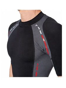 Breathable Short Sleeve Rash Guard Quick Dry <b>Compression</b> Fitness Rash Guard Top Digital Printing Athletic Rash Guard <b>for</b> <b>Men</b> - Product Image 6