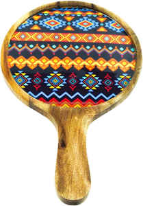 Tabla de servir de madera con logotipo personalizado, tabla de pizza para hotel y restaurante, bloques de cortar de exportación Falak World para servir por FWE - Product Image 3