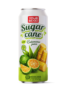 Jus de canne à sucre avec jus de calamansi 500ml VOTRE MARQUE, étiquette privée, vente en gros, jus OEM ODM pour imprimer votre propre marque - Product Image 1