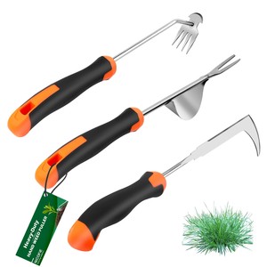 Ensemble de 3 outils de désherbage en acier trempé - Outils de jardin en gros d'Inde - Product Image 1