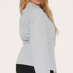 Nouvel ensemble 2 pièces décontracté pour femme : blazer et leggings couleur bonbon, mode estivale, vêtements personnalisés OEM ODM, vente en gros 2026 - Product Image 4