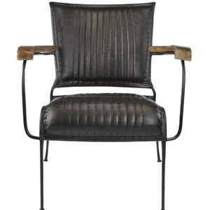 Sillón Contemporáneo con Tapicería Suave, Asiento Ancho y Estructura Resistente para el Hogar, Oficina o Sala de Espera - Product Image 4