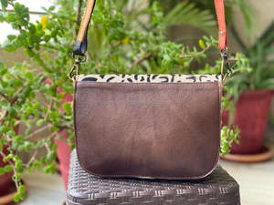 Nuevo bolso bandolera rechoncho de cuero reciclado, bolso de cuero de piel de vaca de alta calidad, bolso de hombro para mujer - Product Image 4