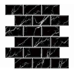 Adhesivos 3D para azulejos, autoadhesivos para baño, sala de estar y decoración del hogar, azulejos impermeables, adhesivos autoadhesivos para paredes - Product Image 1