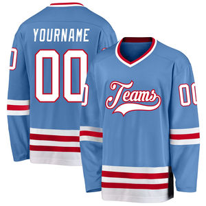 Maillots de hockey sur glace de haute qualité en gros, logo personnalisé, maillots de hockey sur glace pour hommes, design personnalisé, prix abordable, respirant - Product Image 1