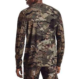 T-shirt en toile florale unisexe personnalisé, 100% polyester, anti-UV, POWER DRY, col rond, manches longues, chasse, plein air - Product Image 4