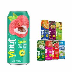 490ml para VINUT Bebida de jugo de fruta sin azúcar con pulpa Directo de fábrica Etiqueta privada Muestra gratis Exportación de Vietnam - Product Image 1