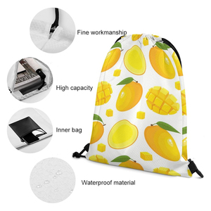 2026 Best Design Eco Friendly Polyester <b>Drawstring</b> <b>Backpacks</b> Custom Logo High Fashion Style Reusable Polyester Lining GPS String - Product Image 1