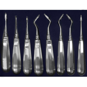 ชุดเครื่องมือถอนฟันแบบแมนนวล 7 ชิ้น ยี่ห้อ Dental PDL Elvatome Spade Mini Root Elevator Proximators Luxating ได้รับการรับรองมาตรฐาน CE ระดับ Class I - Product Image 2