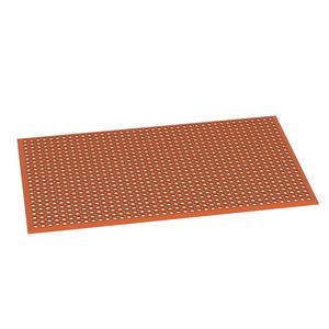 Tappetino in Gomma per Scuole e Palestre all'Aperto, Spessore 15mm, 90x150cm, Anti-Fatica, Antiscivolo, Rosso SBR - Product Image 3