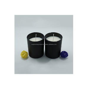 Pot de cire Verre Pierre Design Multiple Couleur Peint Design T-light Holder Vaisselle Et Night Party Decor Bougeoir - Product Image 2