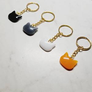 Colorful Resin Handmade Fashion <b>Keychain</b> Waterproof Lightweight Offset Printing Tradebyd - Product Image 1