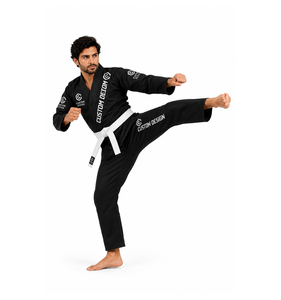 Kimono de Entrenamiento BJJ Unisex, 440 GSM, Tejido de Perlas, Costuras Reforzadas, Antibacteriano, Absorbe la Humedad, OEM, ODM, Logotipo Personalizado - Product Image 3