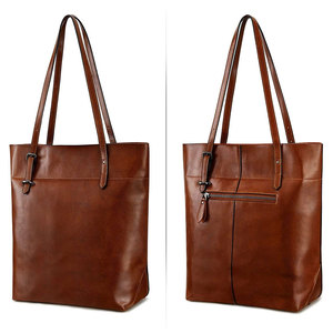 Nuevo Estilo, Bolso de Mano de Cuero de Primera Calidad, Duradero, con Dos Cierres, Venta Directa de Fábrica, Precio Económico para Venta en Línea - Product Image 1