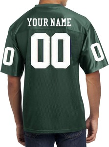 Maillot de football américain en polyester, impression sérigraphique, OEM ODM, logo personnalisé, fournisseur de vêtements de sport durables - Product Image 4