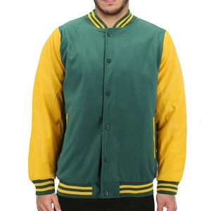 Veste de baseball Varsity personnalisée pour homme, nouvelle mode d'hiver, manches en cuir de vache, veste de baseball Varsity pour unisexe - Product Image 3