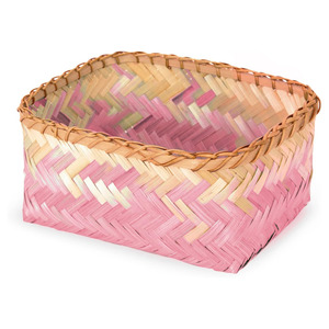 Cestas de bambú natural al precio más bajo, organizador decorativo para el hogar, cesta de almacenamiento para libros y juguetes - Product Image 2