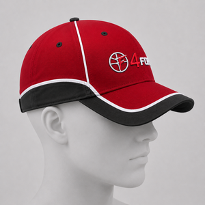 Gorra de Béisbol Roja con Logotipo Bordado, Diseño Ajustado de 6 Paneles, Estilo Deportivo Unisex, Gorras de Béisbol de Tela Twill - Product Image 4