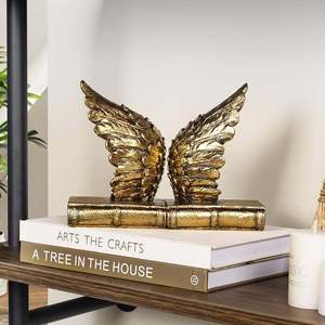 Sujetalibros con forma de pájaro, sujetalibros decorativos de metal, soporte para libros hecho a mano para oficina, hogar, biblioteca, estantería, decoración de escritorio - Product Image 4