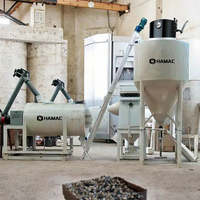 Machine de production de mortier sec 7-8t/h à prix d'usine, équipement de fabrication d'adhésif pour carreaux céramiques, certifié CE ISO, garantie 1 an