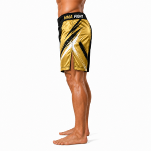 Shorts d'entraînement de combat MMA personnalisés 2026 – Impression par sublimation, extensibles, légers, respirants, 100 % polyester - Product Image 3