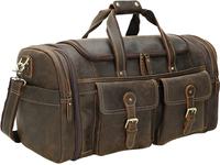 Sac de voyage élégant et confortable en cuir véritable pour hommes et femmes, sac de sport tendance avec deux poches avant, motif bonbon