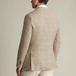 Blazer d'affaires respirant personnalisé avec logo, le plus vendu, pour hommes, 100 % coton, haute qualité, simple boutonnage - Product Image 2