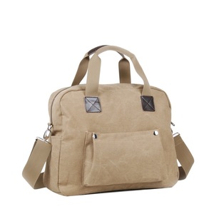 Sac fourre-tout pour femme en toile rouge avec deux poignées, fermeture à glissière, résistant à l'eau, pour un usage quotidien - Product Image 2