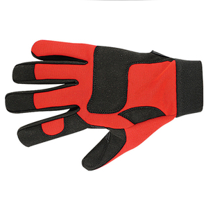Gants de travail utilitaires en cuir pour hommes, pour le jardinage, les travaux de jardin, la construction, la mécanique, avec paume renforcée, vert - Product Image 4