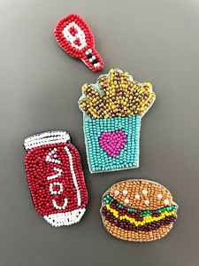 Broche de lujo con cristales y cuentas, joyería llamativa para bodas y fiestas a precio económico. - Product Image 5