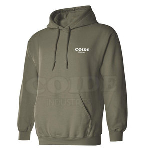 Sweat-shirt à capuche pour homme de haute qualité, mélange de coton, vêtement décontracté, sweat-shirt uni pour homme, personnalisable, pull-over - Product Image 2