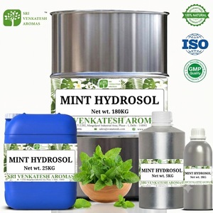 Mint Hydrosol Steam Distilled Botanical Floral Water for Cosmetic Personal Care <b>Hair</b> Care Formulations Bulk Supply - Product Image 2