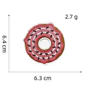 Écusson brodé tissé en usine, badge logo personnalisé, thermocollant, à crochets et boucles Velcro pour vêtements et chapeaux - Product Image 4
