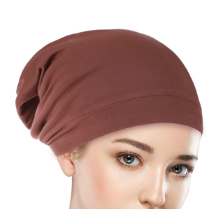 High-Durability <b>Satin</b> <b>Lined</b> <b>Beanie</b> Wrinkle Resistant Headwear Professional Salon <b>Satin</b> Skull Cap Soft Breathable Silk Fabric - Product Image 2