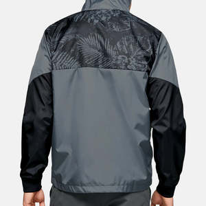 Veste bomber coupe-vent de style technique, sportive et formelle, en polyester fin enduit, haute qualité, très vendue - Product Image 3