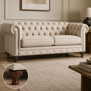 Traditional Wooden Furniture <b>Leg</b> Gourd Shape Heavy Duty Table Base <b>for</b> Living Room Solid Wood <b>Sofa</b> <b>Leg</b> - Product Image 3