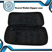 Organisateur de portefeuille de voyage à poches multiples Carte de crédit/débit Ticket Coin Money Cash Holder Étui pratique pour documents de passeport