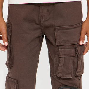 Pantalon cargo pour enfants avec poches, tissu denim de qualité supérieure, doux, durable et respirant, coupe décontractée pour un confort maximal avec de nombreuses poches - Product Image 6