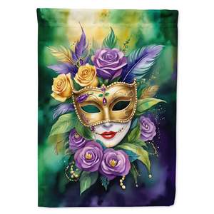 Mardi Gras Mask <b>Garden</b> <b>Flag</b> Multicolor Decorative Mailbox Banner for Patio & Yard for Flower Beds & Lawn Artwork - Product Image 1