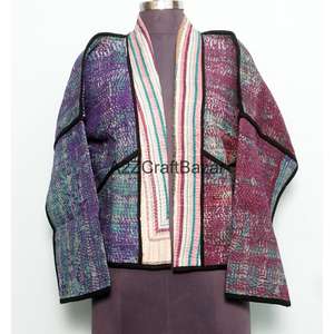 เสื้อแจ็คเก็ตถักมือสไตล์วินเทจลายดอกไม้ สำหรับฤดูใบไม้ผลิ ฤดูร้อน ฤดูใบไม้ร่วง แบบโบฮีเมียน  ผ้าฝ้ายหลากสี - Product Image 4