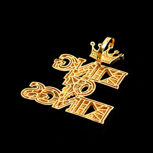 Bijou en or fin le plus vendu : Lettre Moissanite Diamant Hip Hop entièrement sertie, magnifique et élégante, le cadeau idéal pour homme - Product Image 4