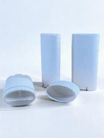 En stock – Nouveaux contenants ovales portables et durables en PP de 15g et 75g pour déodorants en stick – Emballage cosmétique fantaisie