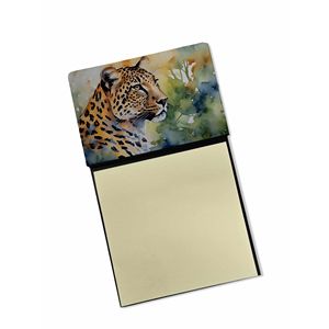 New Leopard Self-Sticky Note <b>Pads</b> Refillable Dispenser <b>Memo</b> Card Holder Blank Desk Accessories - Product Image 1