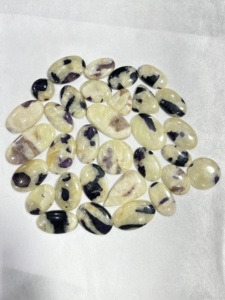 Taille personnalisable Cabochon en vrac jaune pierre précieuse septarienne pierre semi-précieuse naturelle faite à la main en vrac en gros forme de mélange - Product Image 4