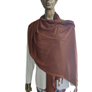 Châles Pashmina en Viscose solide pour femmes, couleurs personnalisées, tailles, logo imprimé, fabriqués en inde, bombay - Product Image 1
