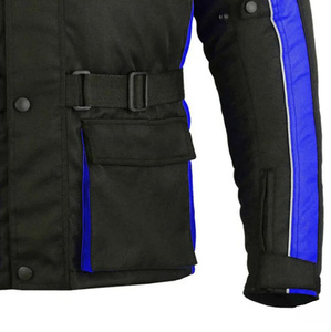 <b>Men's</b> High Street <b>Canvas</b> Motorcycle Protective Armor <b>Jacket</b> with Front Logo Eco-Friendly Breathable Riding Gear - Product Image 3