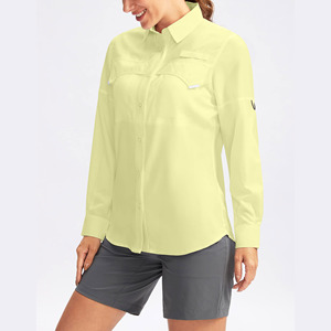 Camisas de Pesca de Tela de Moda, Material Impermeable, Textura Suave, Camisas de Pesca de Buena Calidad para Mujer - Product Image 2